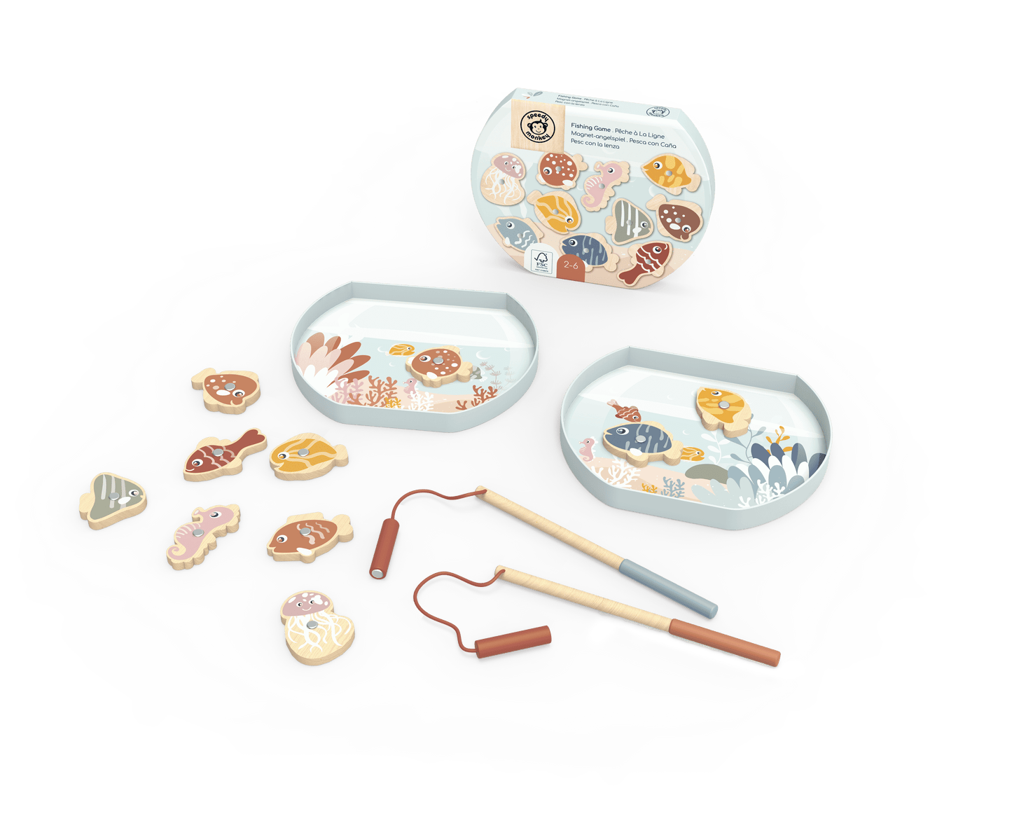 Speedy Monkey Fishing Game