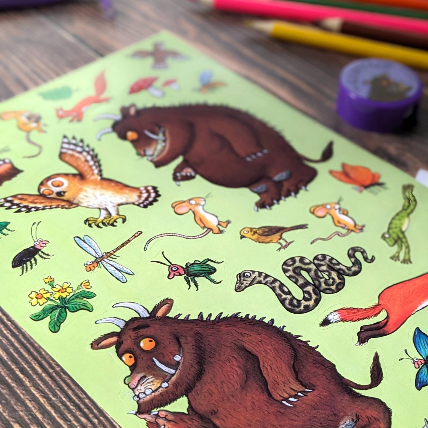 Art Activity Wallet - Gruffalo