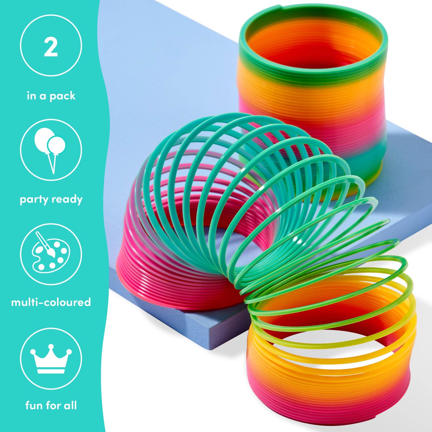 Large Rainbow Spring Slinky