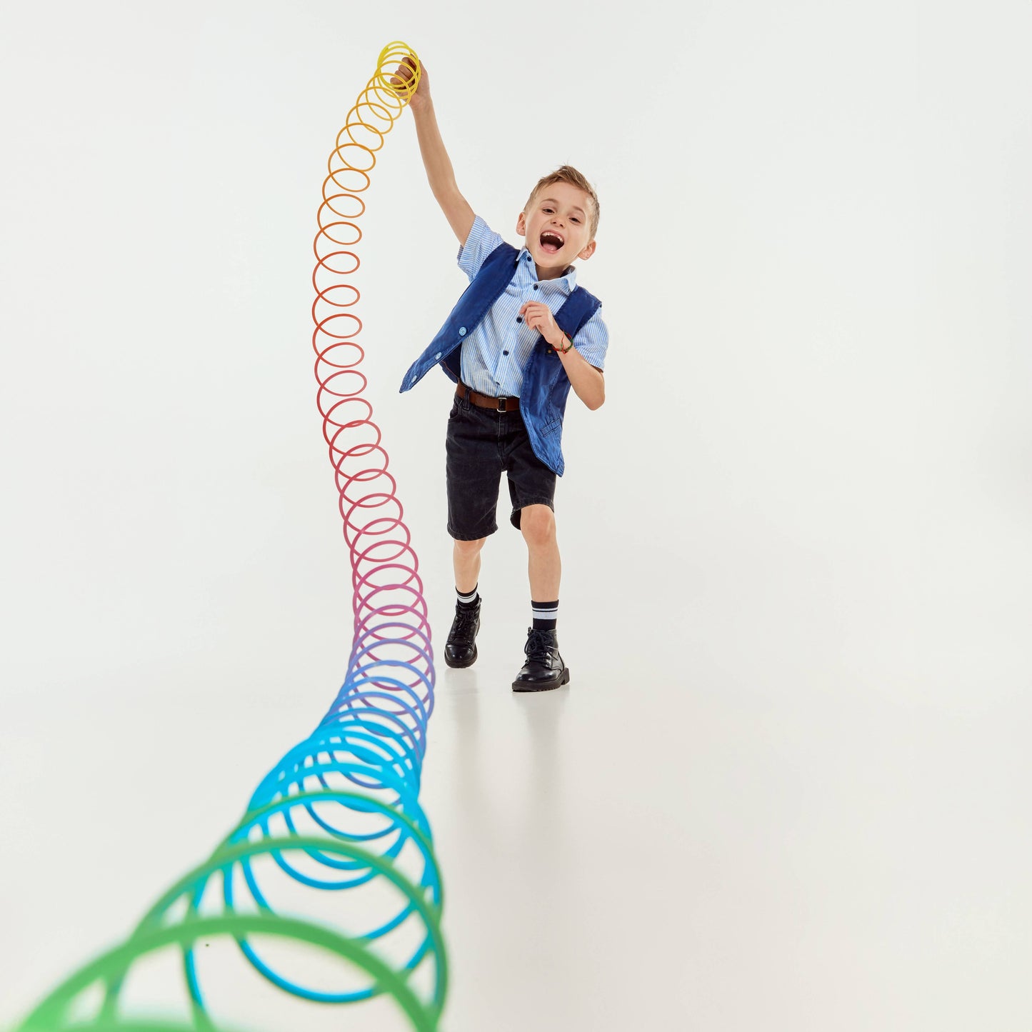 Large Rainbow Spring Slinky
