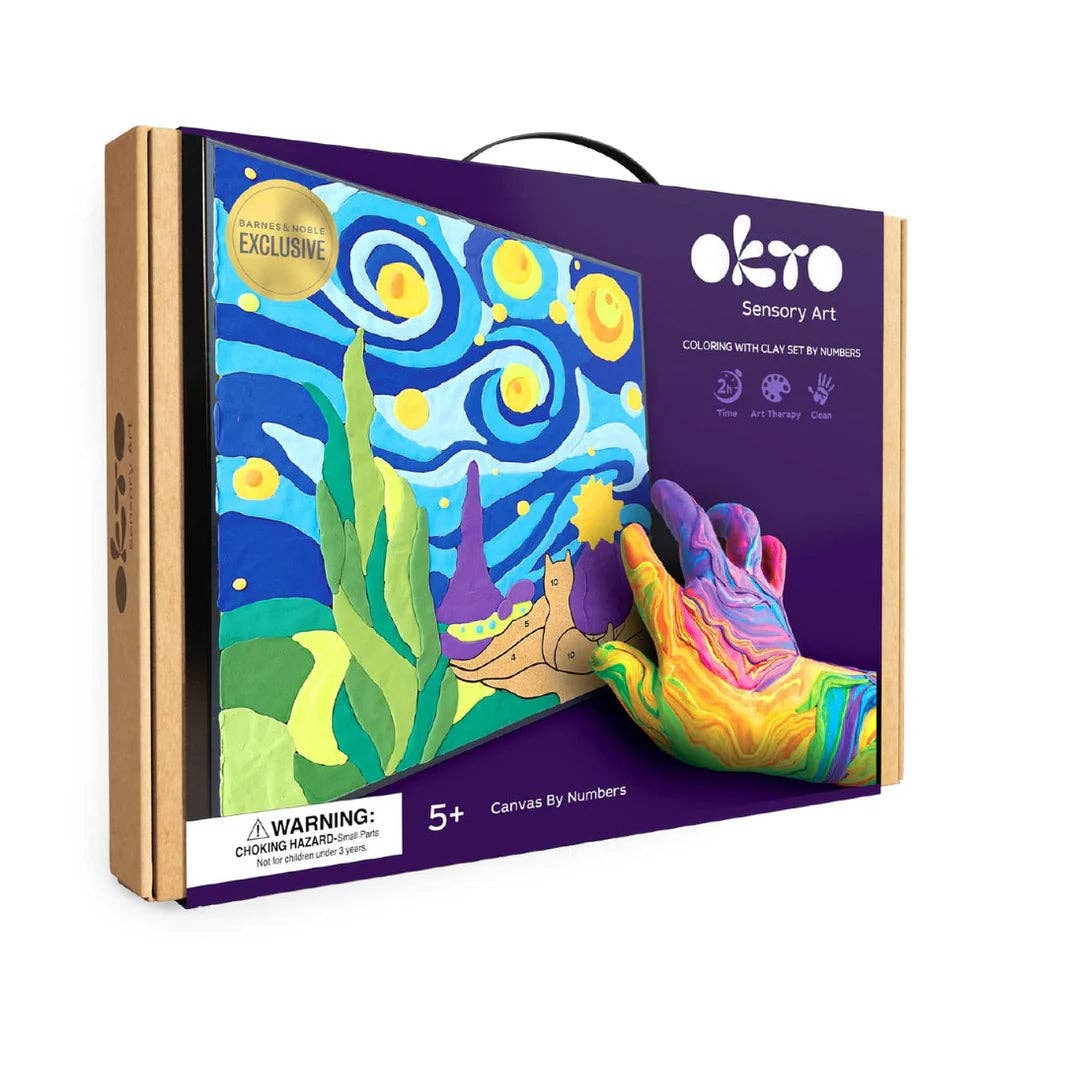 OKTO Sensory Air Dry Clay Colouring by Numbers 2025: Koala