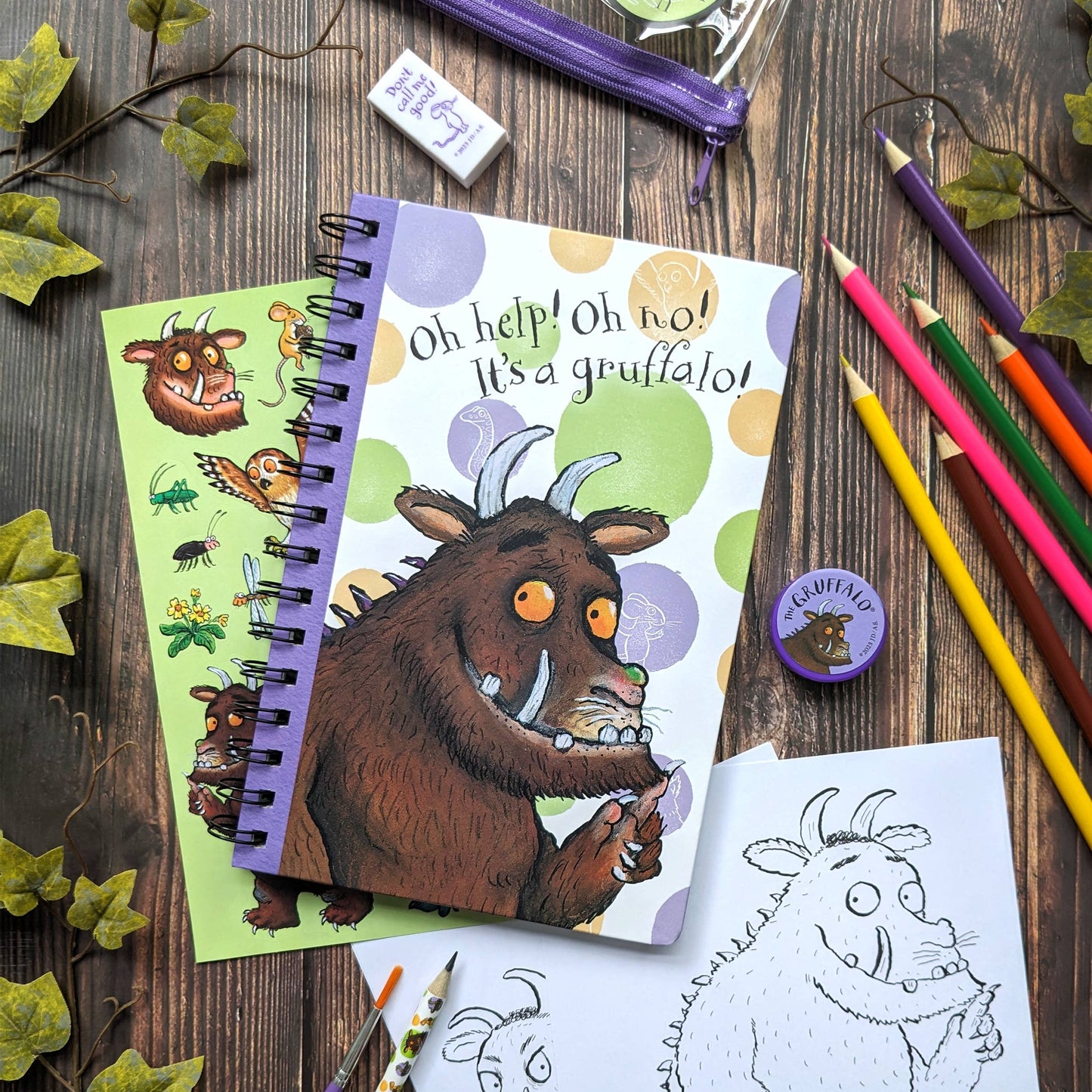 Art Activity Wallet - Gruffalo