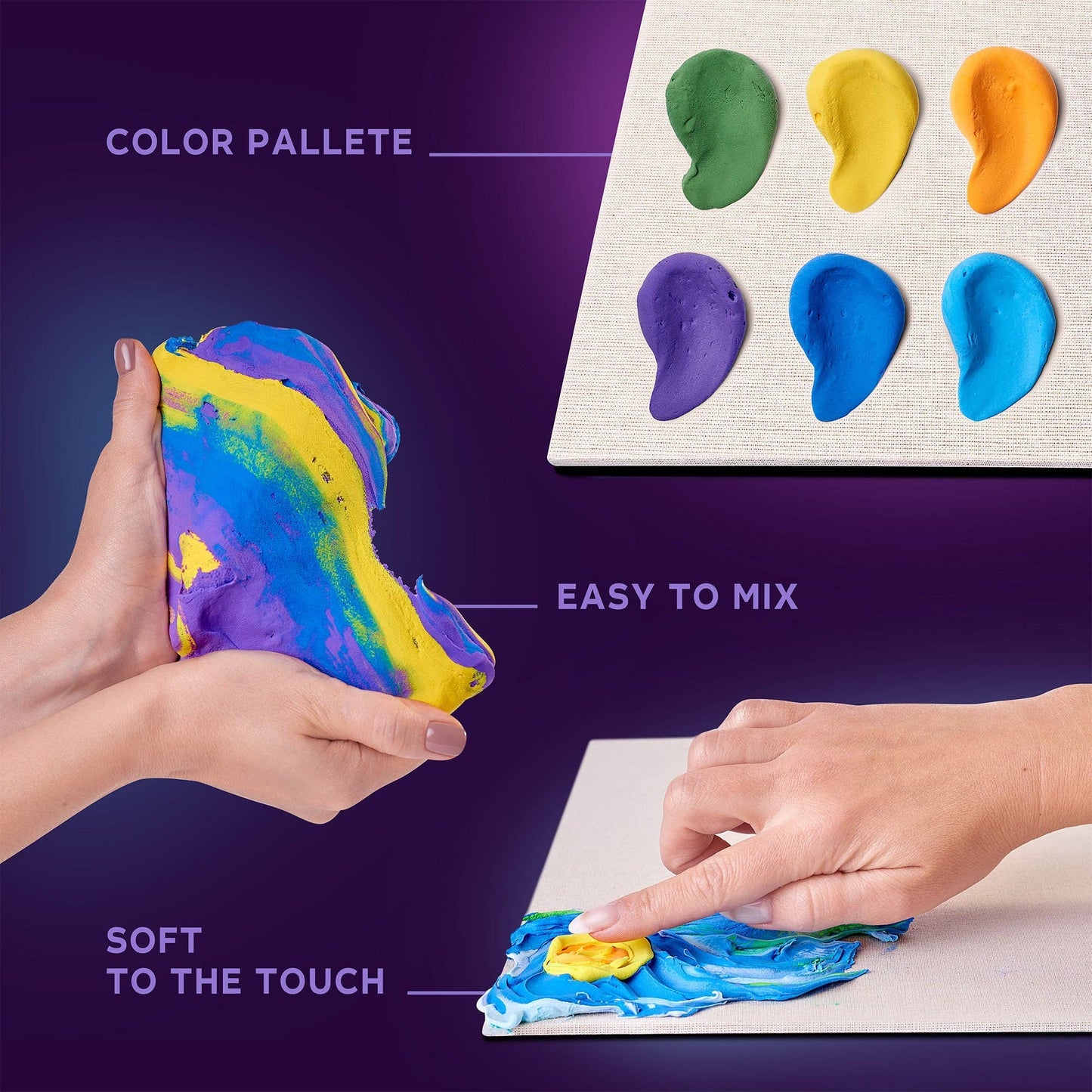 3D Sensory Art Canvas - Starry Night, Vincent Van Gough
