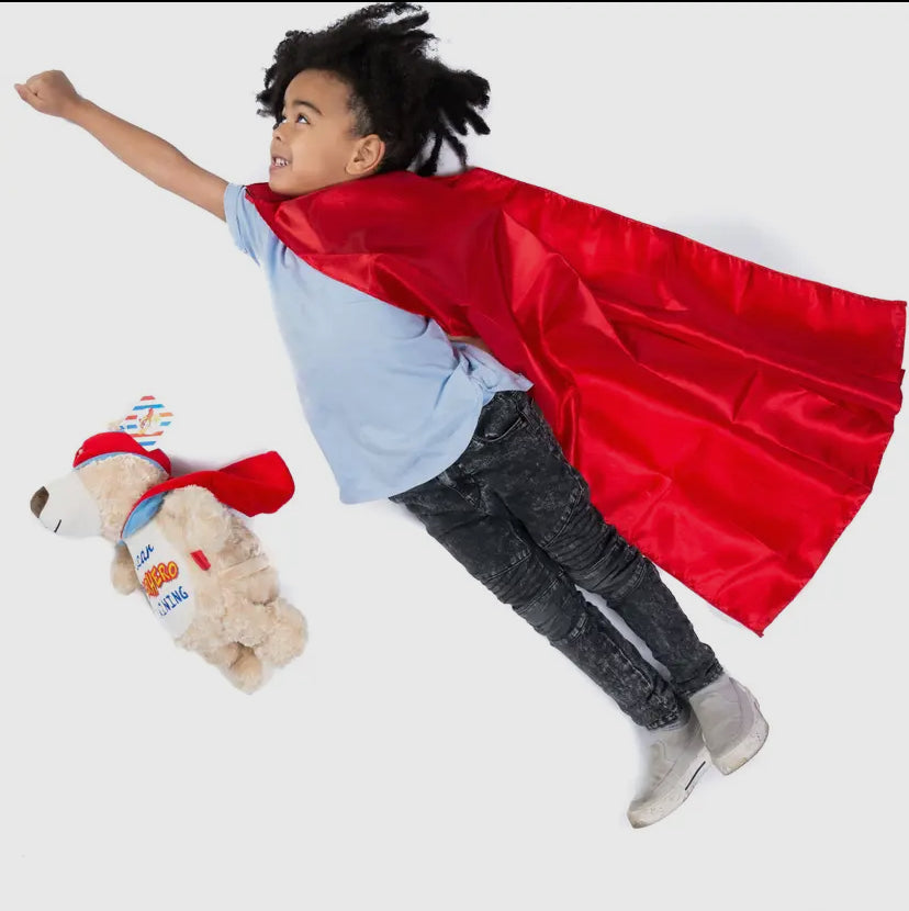 Hero Plush Bear With Mask and Cape