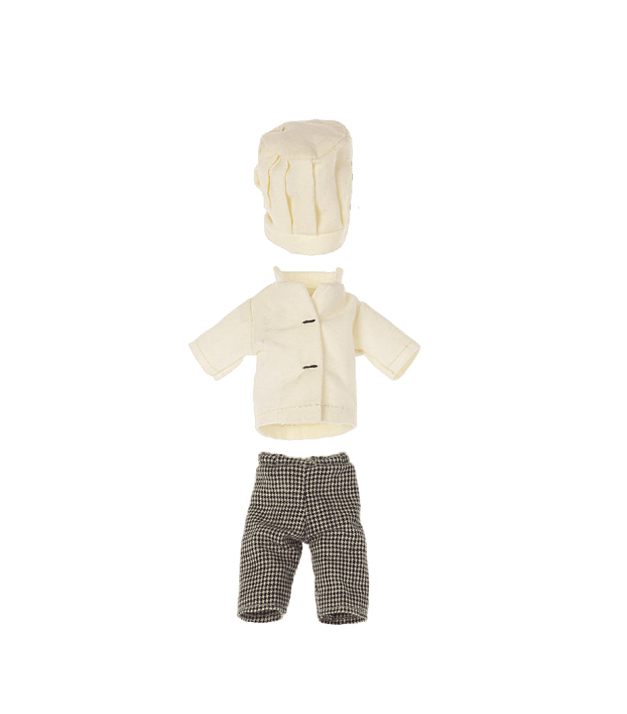 Maileg Chef Mouse with Soup Pot and Spoon
