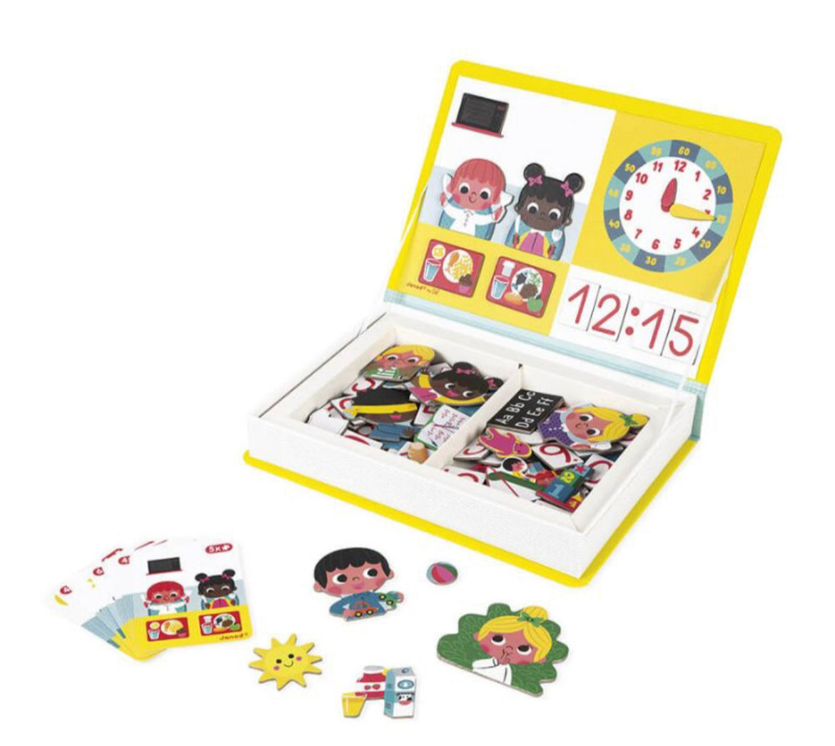 Janod Magneti’book Learn to Tell the Time