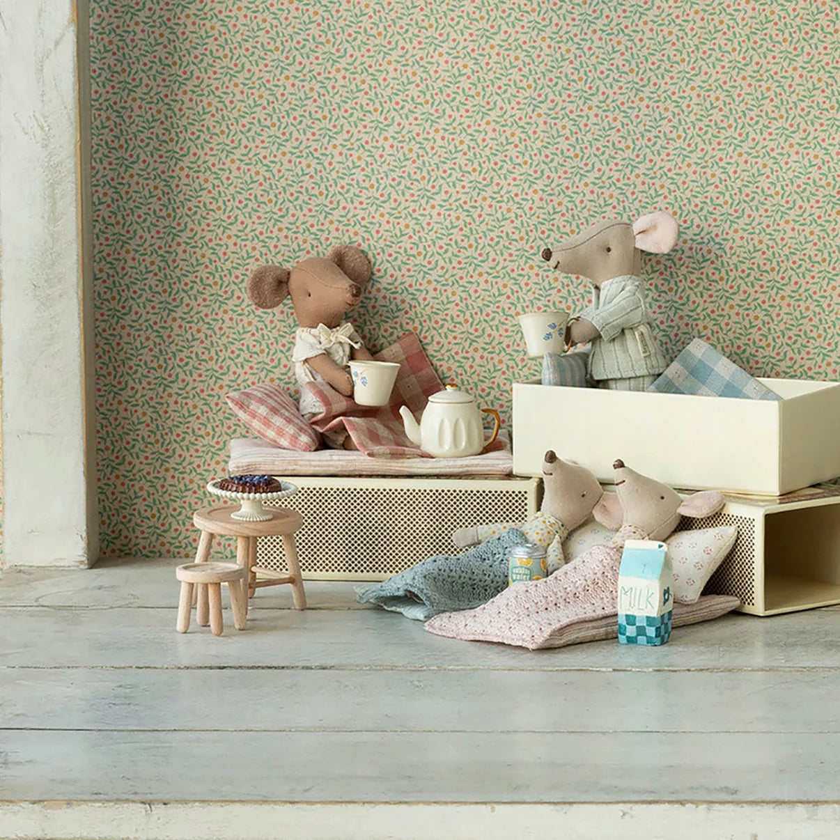 Maileg Little Sister Mouse in a Matchbox