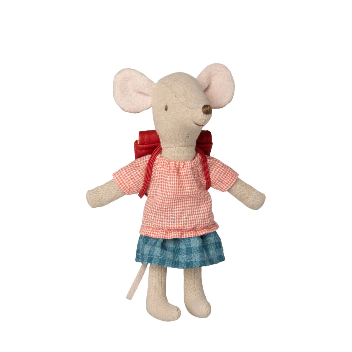 Maileg Clothes and Bag, Big Sister Mouse - Red