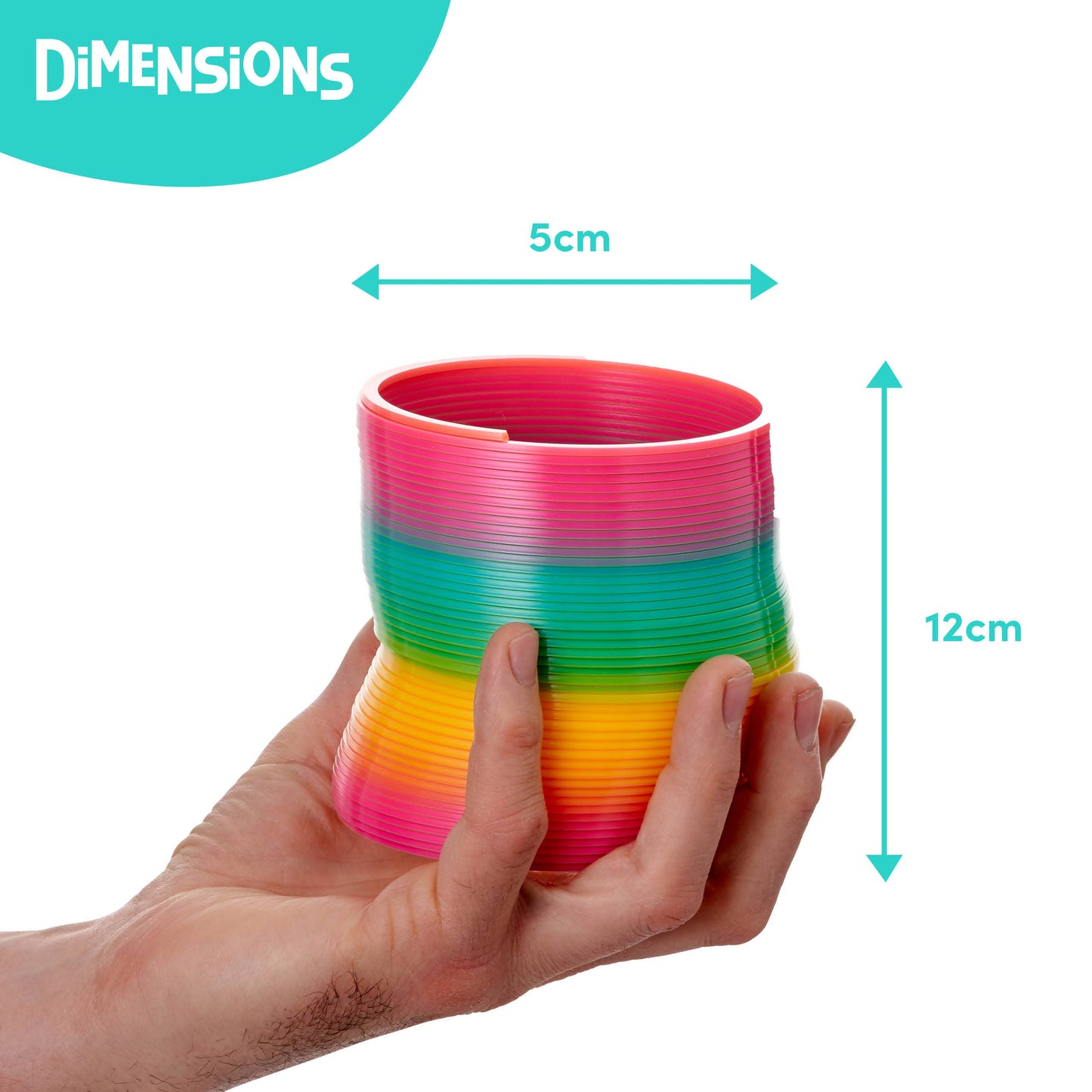 Large Rainbow Spring Slinky
