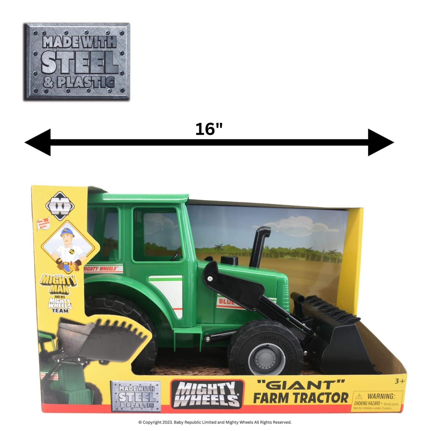 16” Mighty Wheels® Tractor
