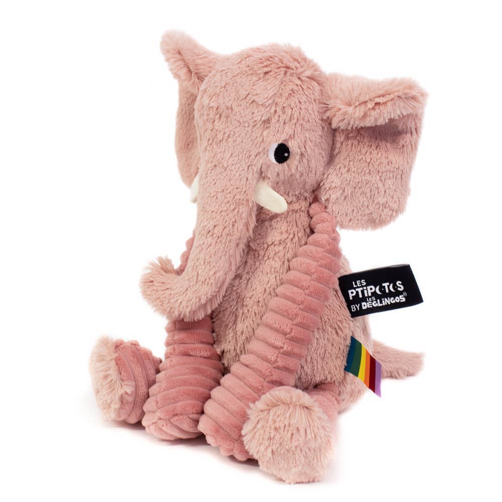 Les Ptipotos Eddie The Elephant Pink