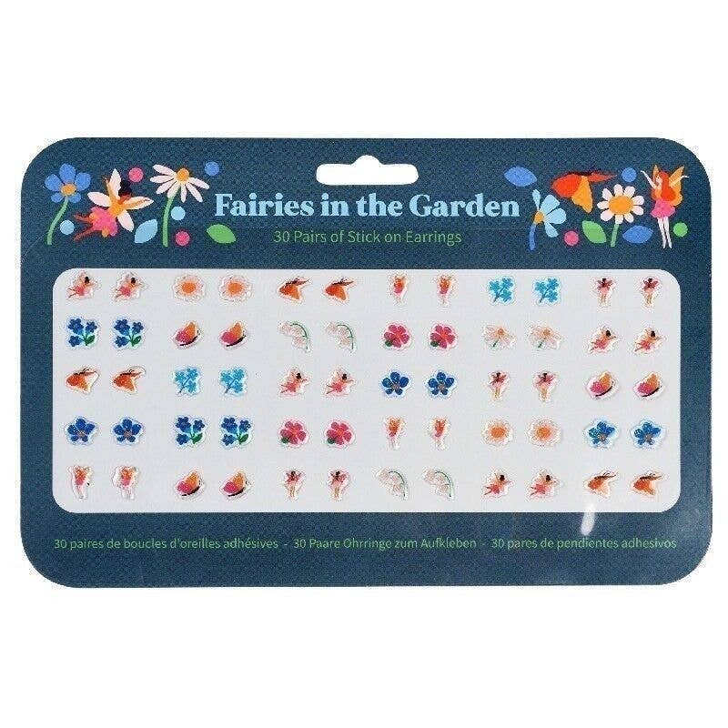 Stick On Earrings - Fairies In The Garden