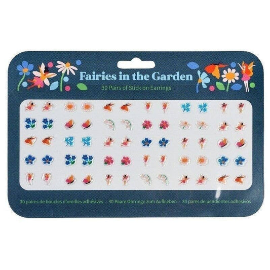 Stick On Earrings - Fairies In The Garden