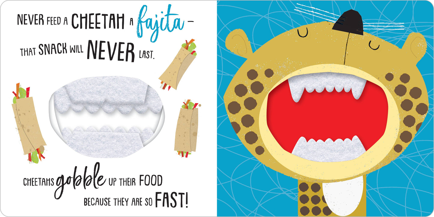 Board Book Never Feed a Yeti Spaghetti