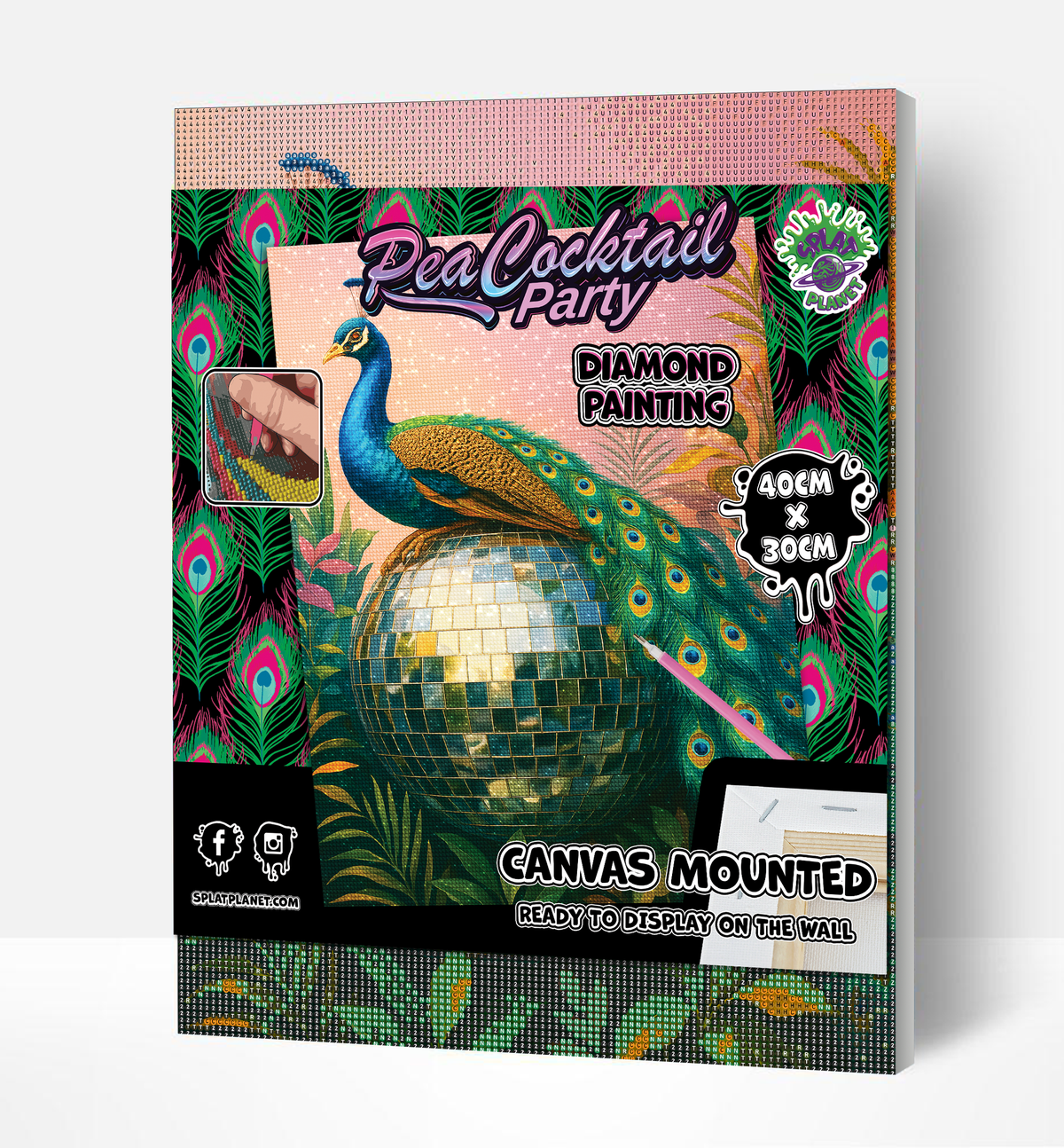 Peacocktail Party Diamond painting