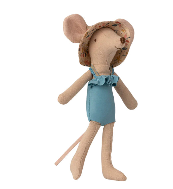 Maileg Beach Mice, Mum In Cabin de Plage