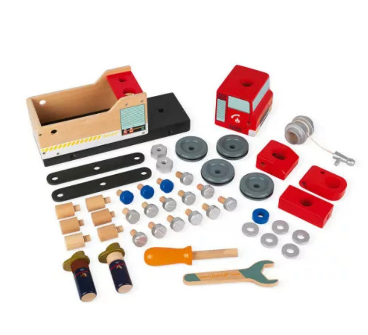 Janod Brico'Kids DIY Fire Truck