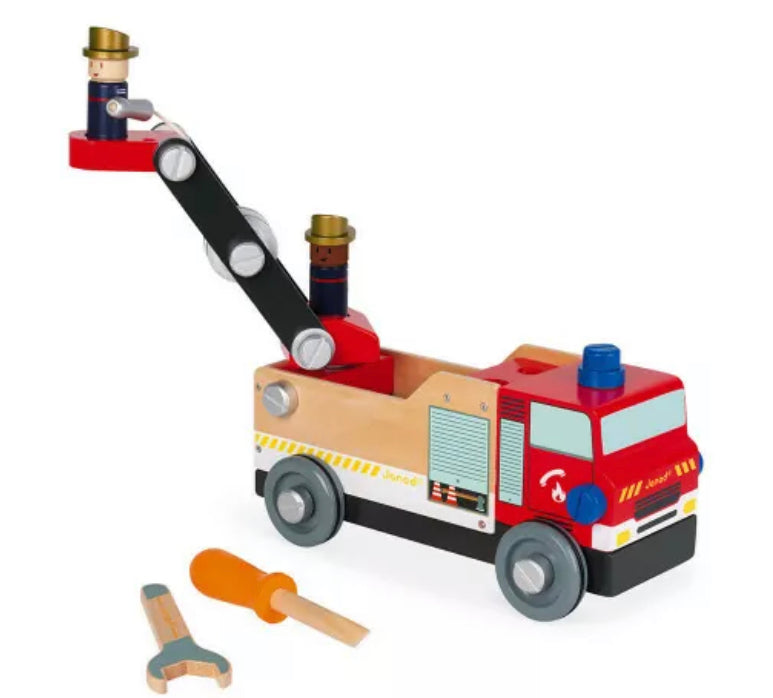 Janod Brico'Kids DIY Fire Truck