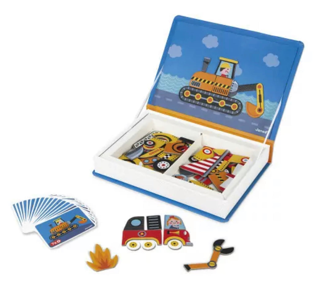 Janod Racers Magneti’book