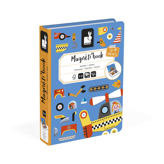 Janod Racers Magneti’book