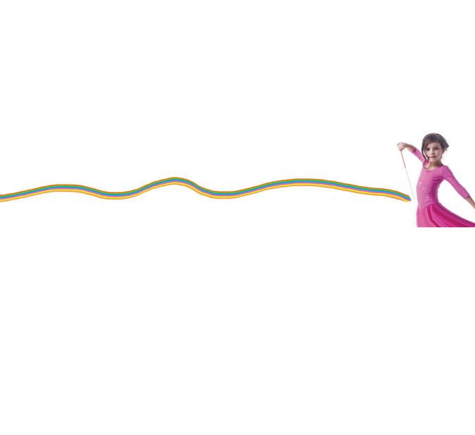 Rainbow Dancer Ribbon Wand