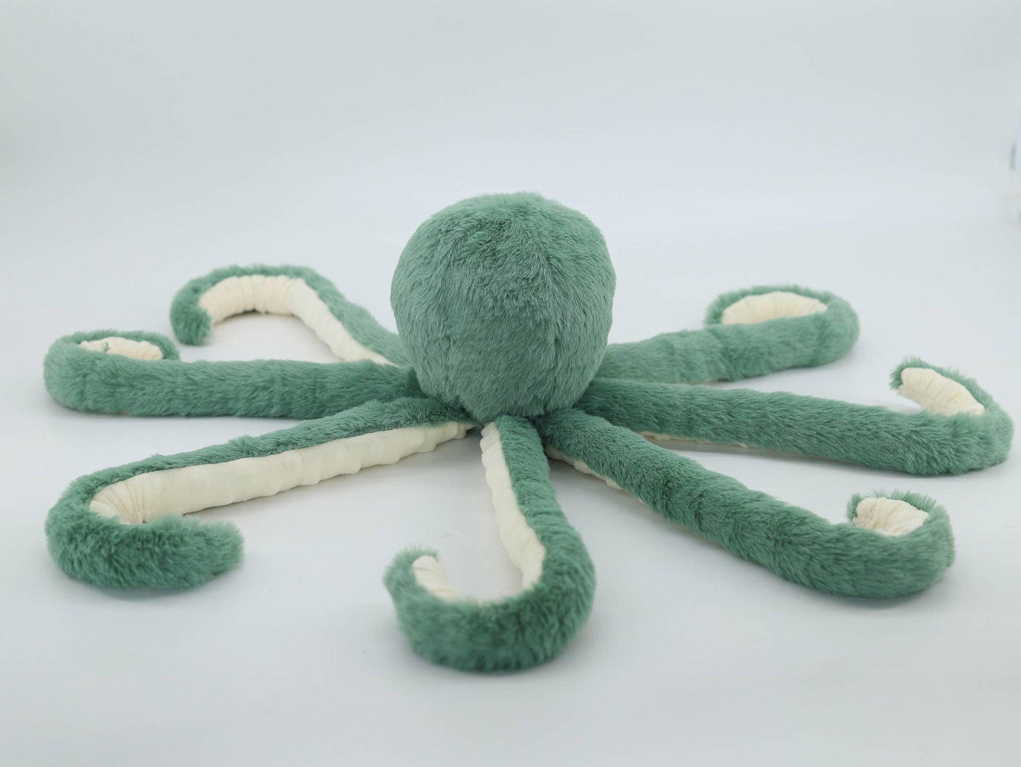 Octopus Green Premium Plush, tested from birth