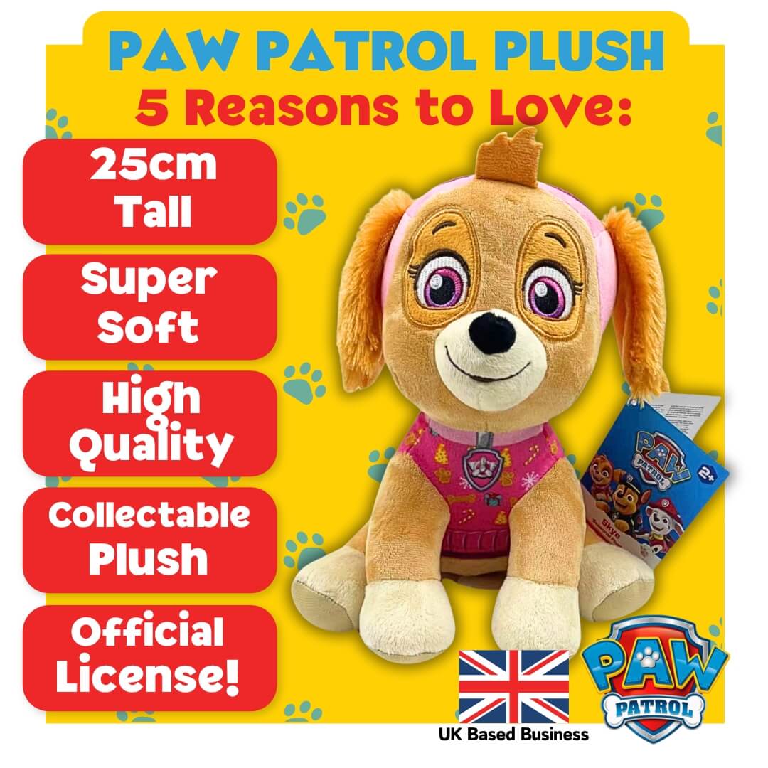 Paw Patrol Skye 25cm Medium Sitting Plush
