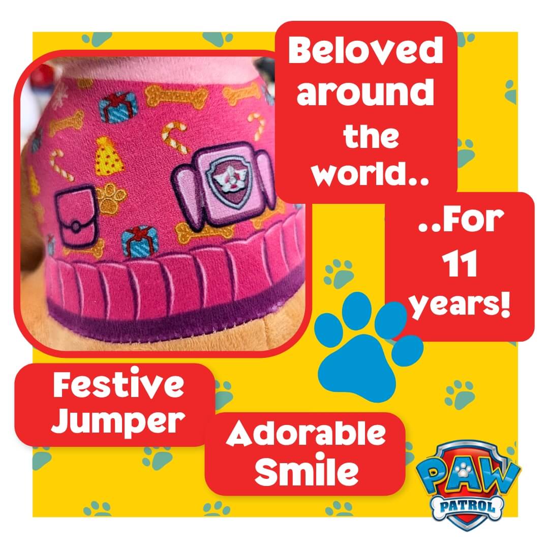 Paw Patrol Skye 25cm Medium Sitting Plush