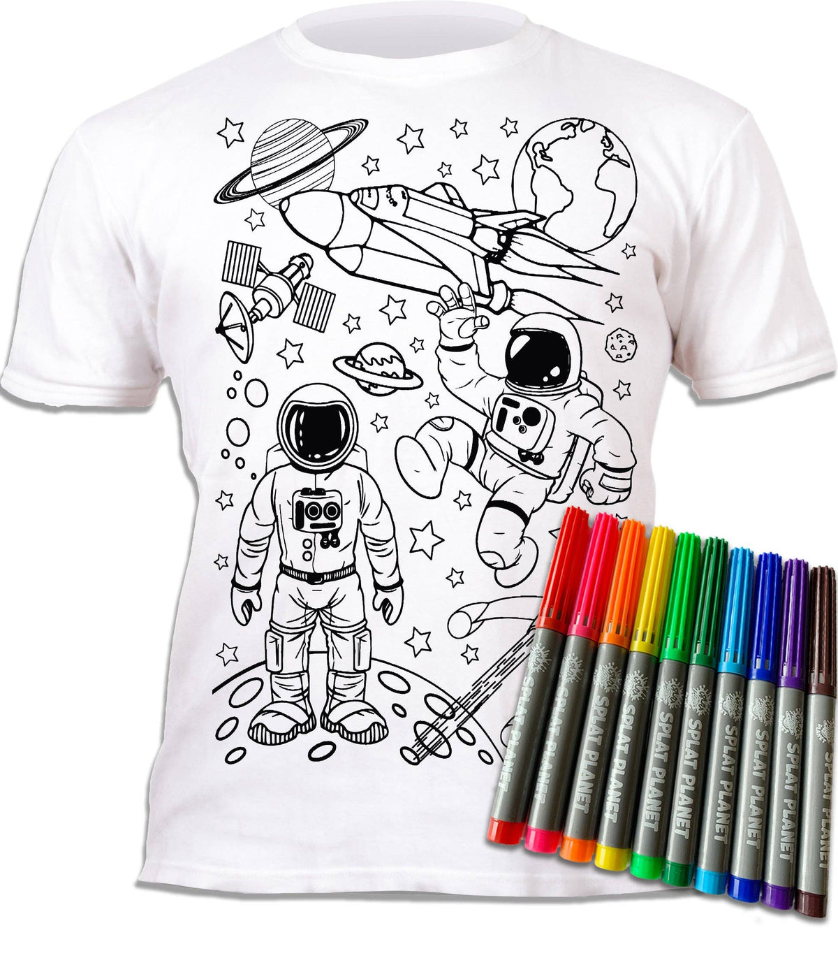 Space Colour in T-shirt: Age 5-6