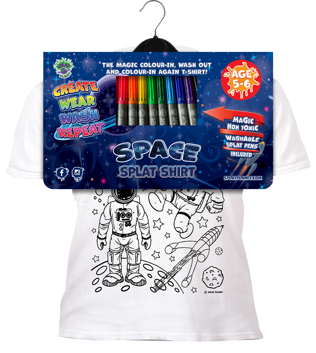 Space Colour in T-shirt: Age 5-6