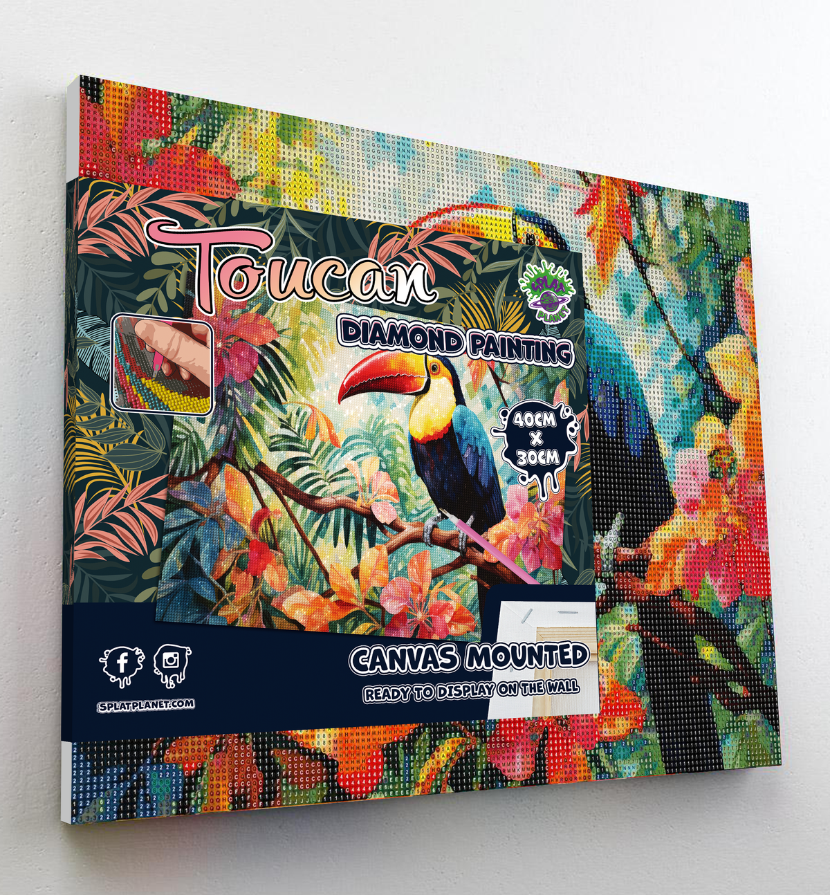 Toucan Diamond Painting Craft Set
