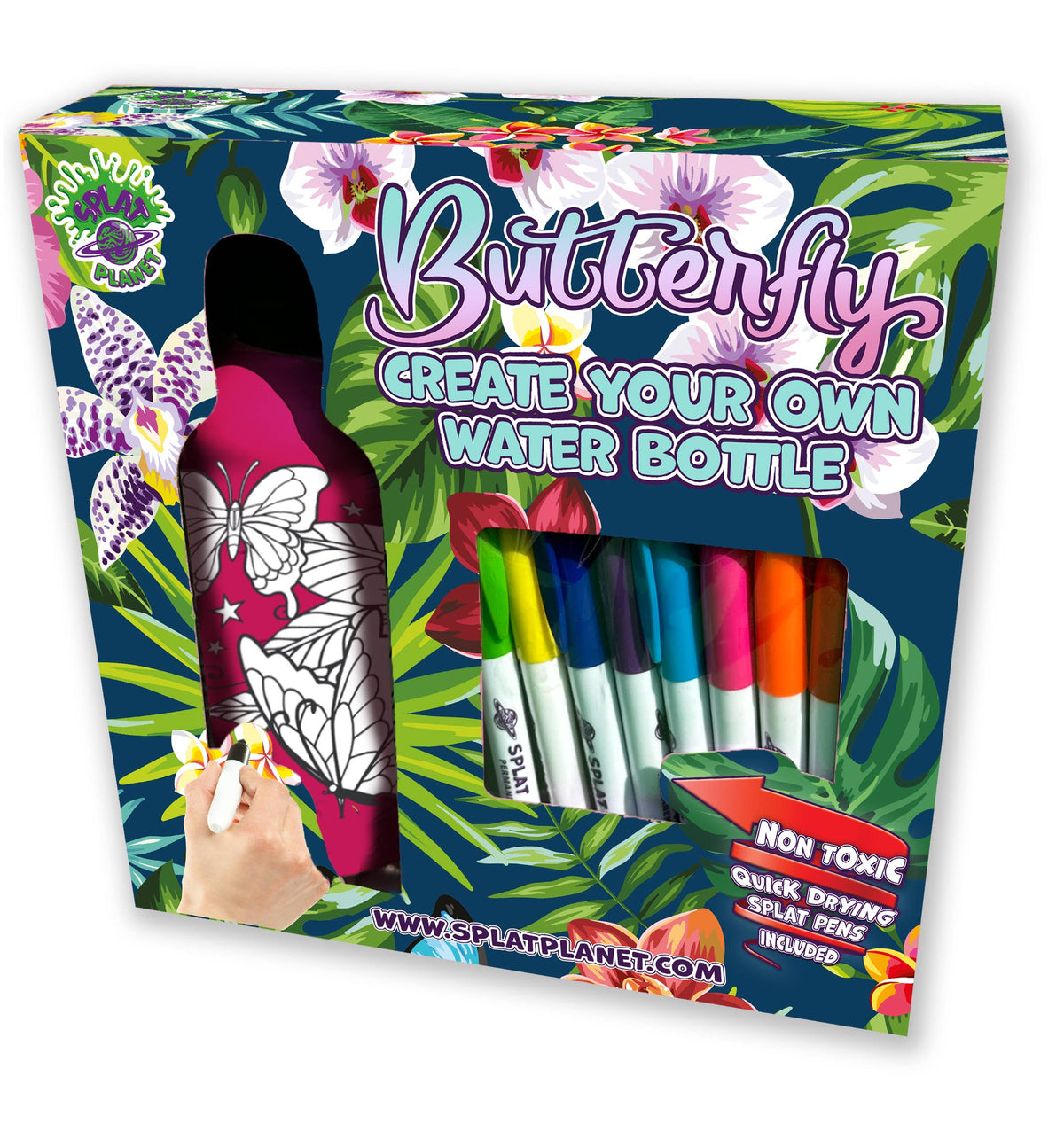 Butterfly Colour-in Bottle