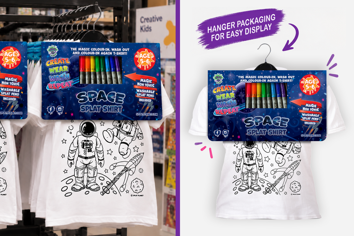Space Colour in T-shirt: Age 5-6