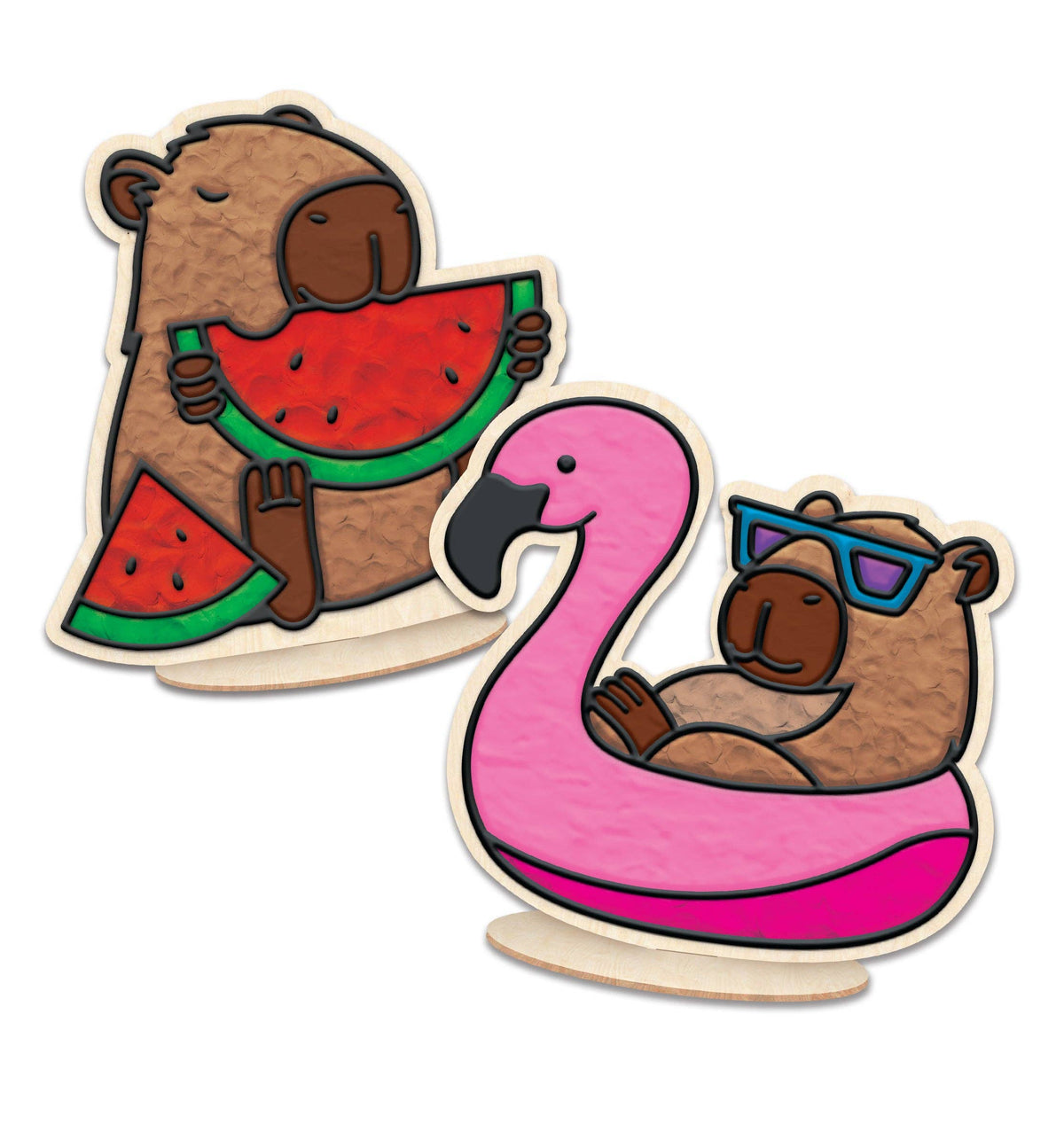 Capybara Clay Colouring Kit
