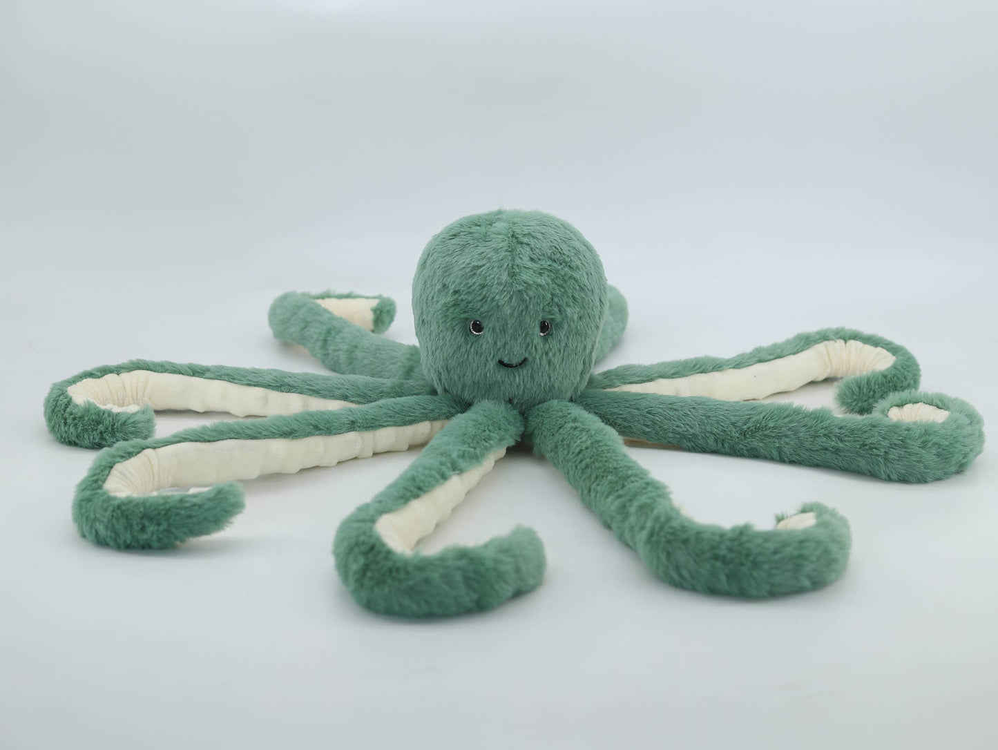 Octopus Green Premium Plush, tested from birth