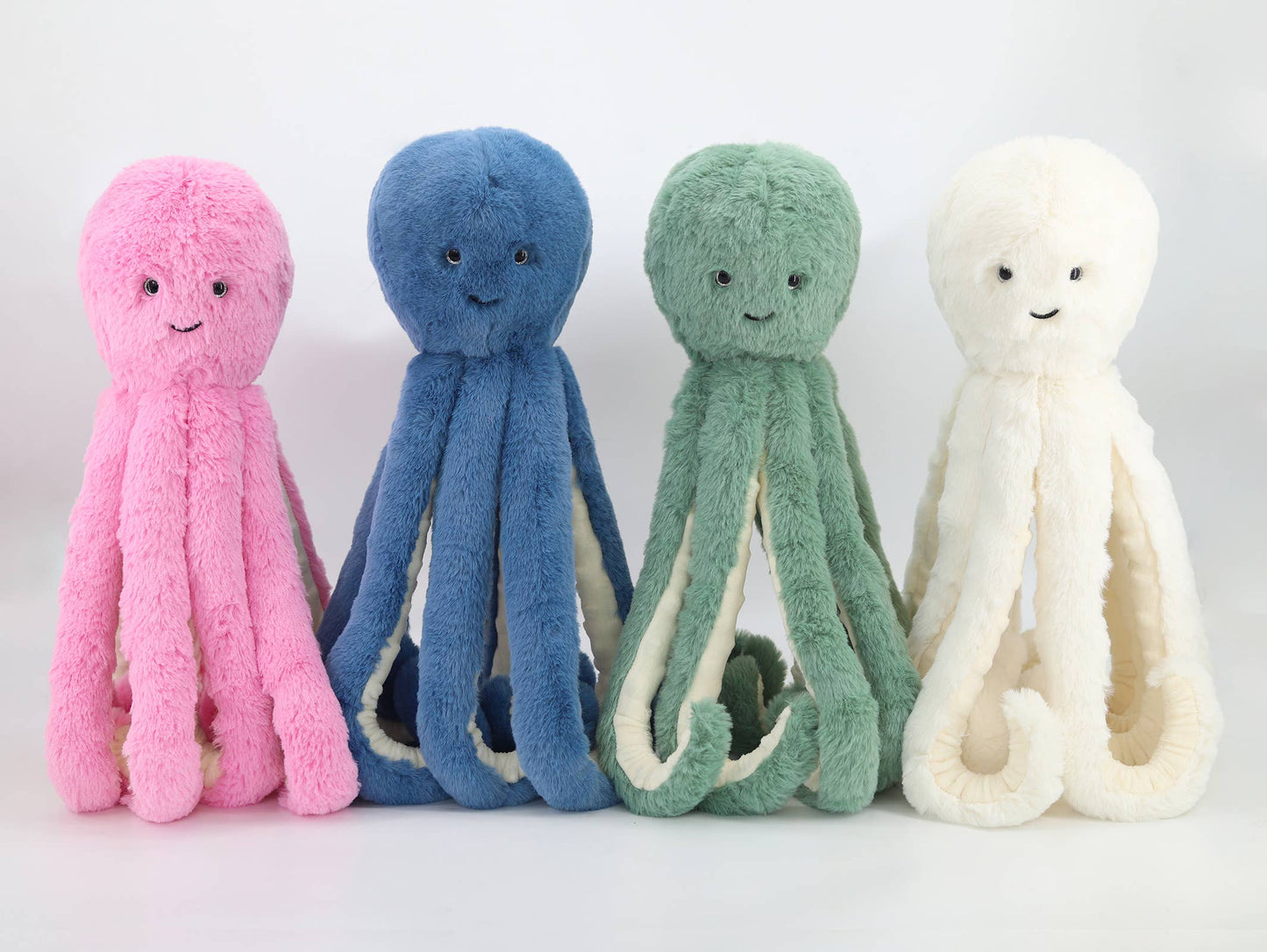 Octopus Green Premium Plush, tested from birth