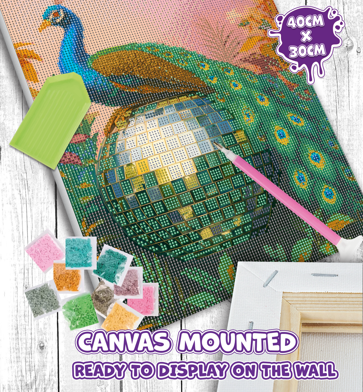 Peacocktail Party Diamond painting