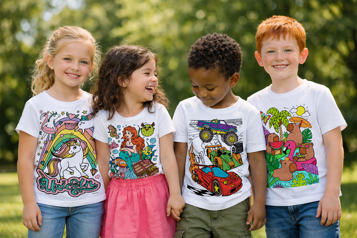 Space Colour in T-shirt: Age 5-6