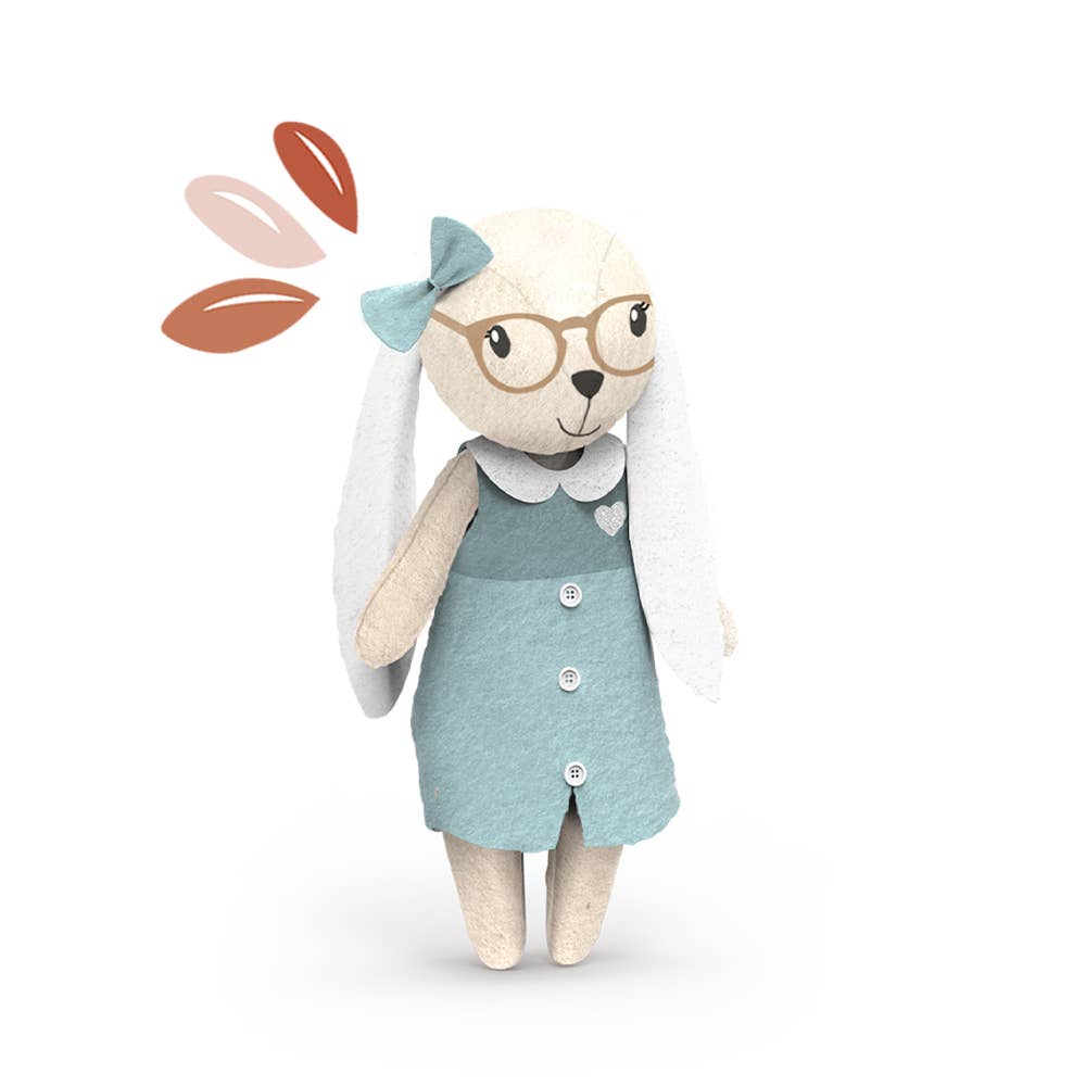 Speedy Monkey Rabbit Family of 4 Characters