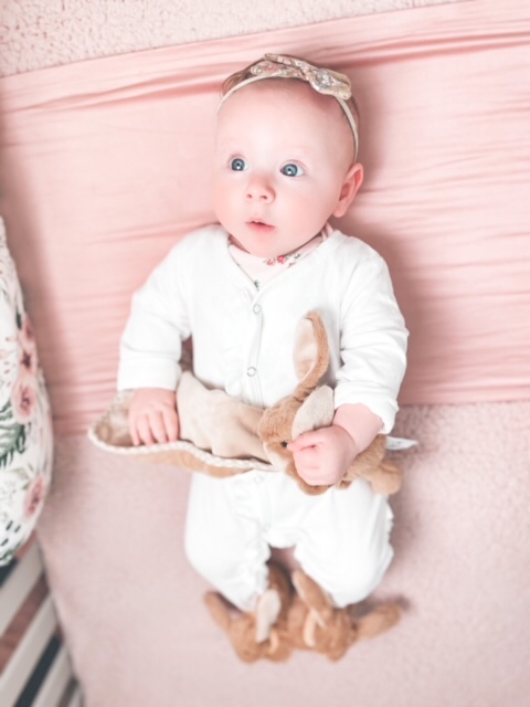 Bunny Baby Plush Soft Toy Soother Comforter Brown 29 X 29CM