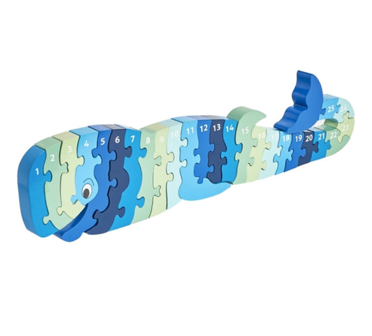 Lanka Kade Wooden Whale Number 1-25 Puzzle