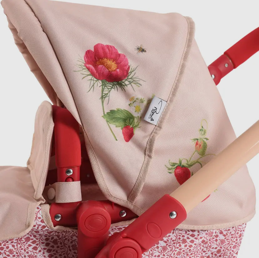 Roma Single Dolls Pram - Floral