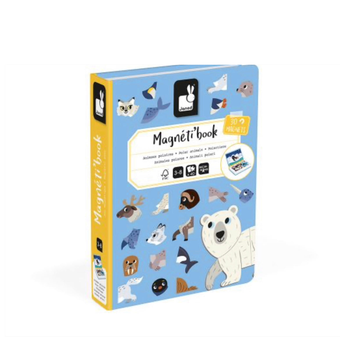 Janod Polar Animals Magneti’book