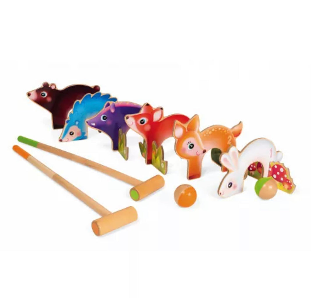 Janod Forest Animal Croquet