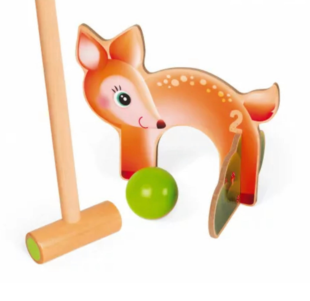 Janod Forest Animal Croquet