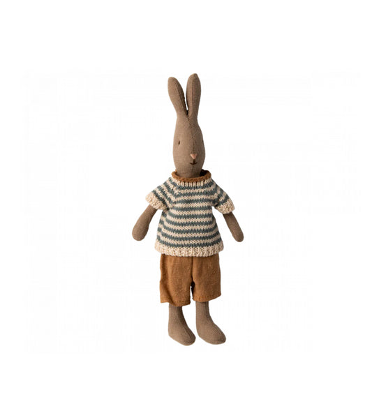 Maileg Rabbit, Size 1 Brown - Shirt and Shorts