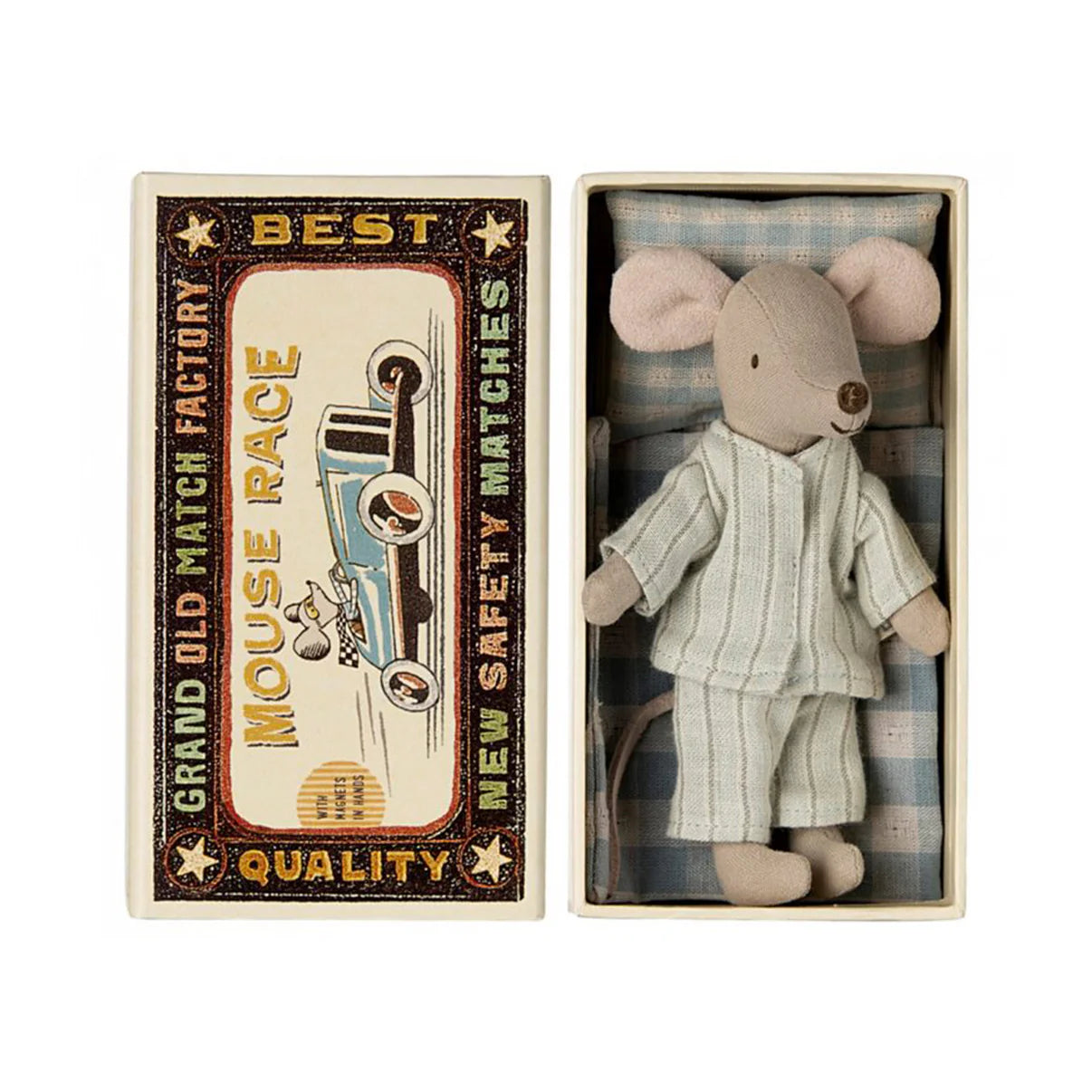 Maileg Big Brother Mouse in Matchbox