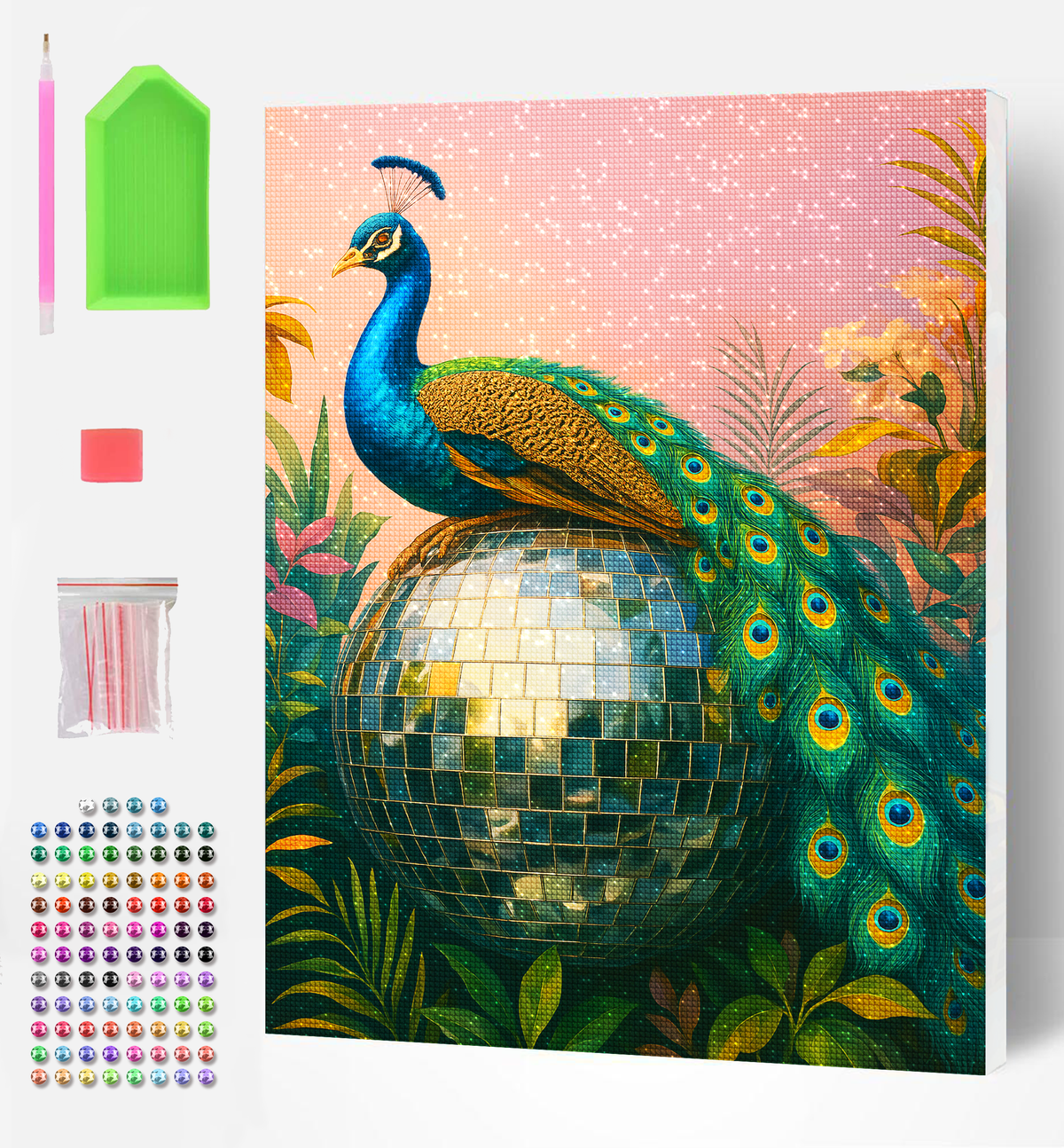 Peacocktail Party Diamond painting
