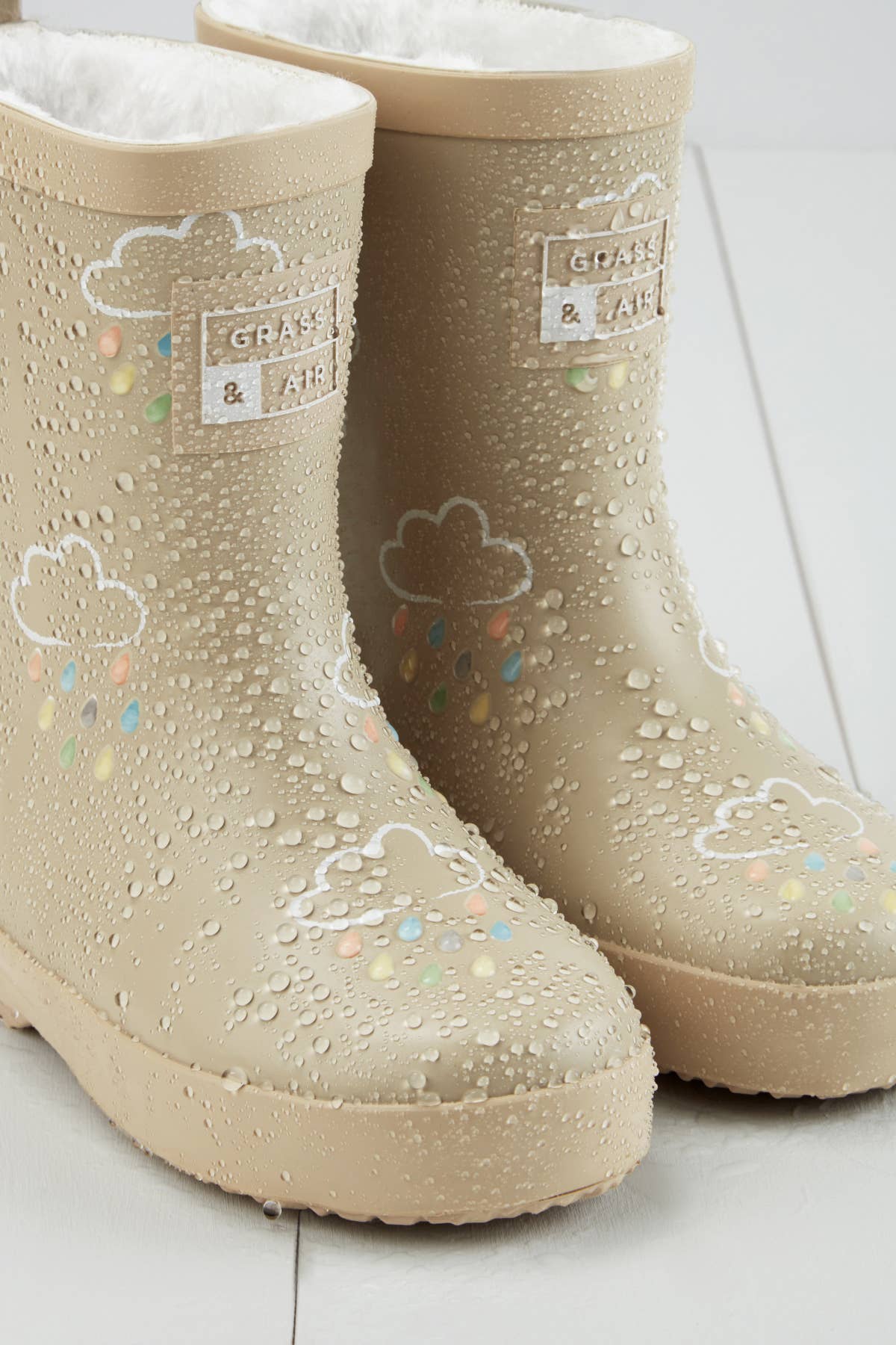 Stone Colour-Changing Kids Winter Wellies: 7 infant