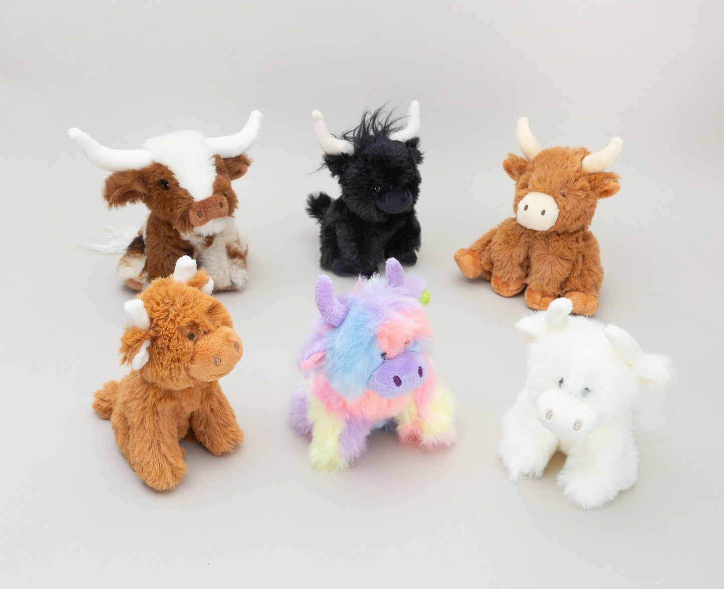 Mini Horny Highland Cow Plush Baby Soft Toy - 11cm